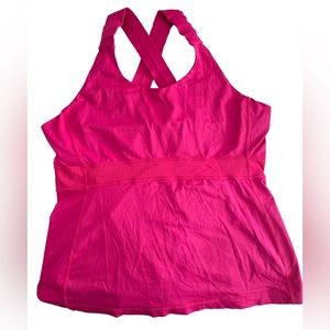 LULULEMON Swift Tank Pink size 14